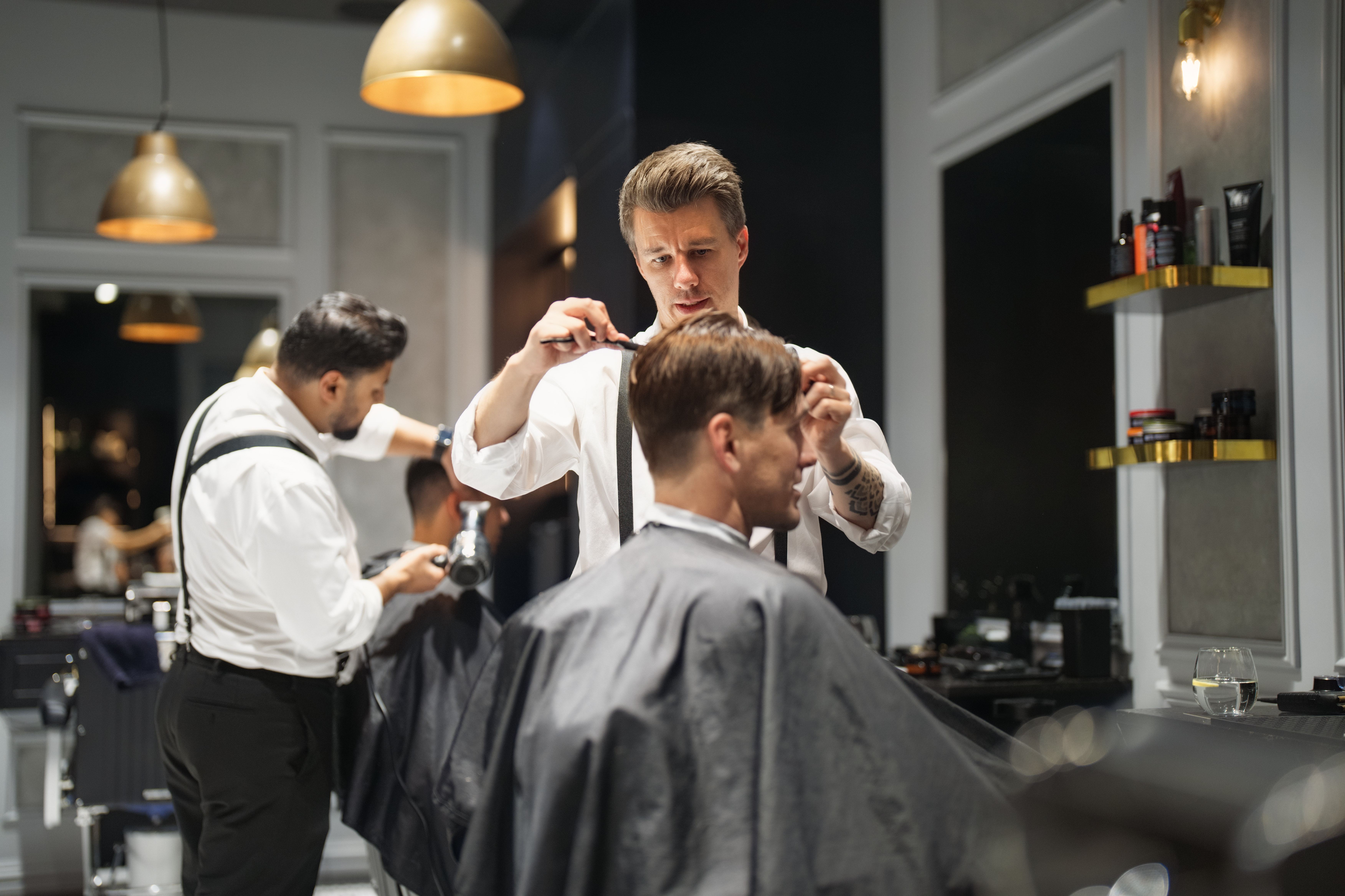 Professional team providing luxury grooming services